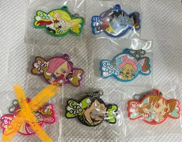 원피스 홀케이크 아일랜드 편 러버 마스코트 7세트 굿즈