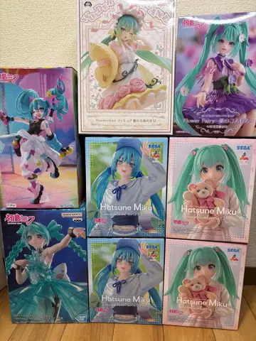 하츠네 미쿠 피규어 묶음 판매 8체 세트
