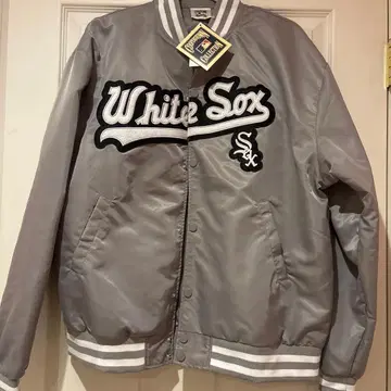 White Sox 바시티 자켓 그레이