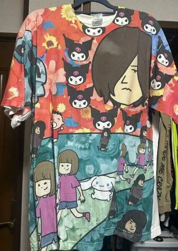 야바이T셔츠야상 쿠소 디자인T셔츠 산리오 콜라보