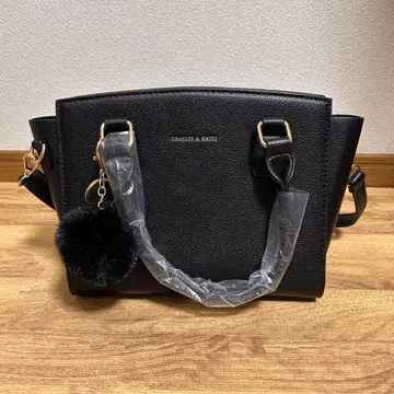 CHASLER & KHTTE 블랙 핸드백 숄더백