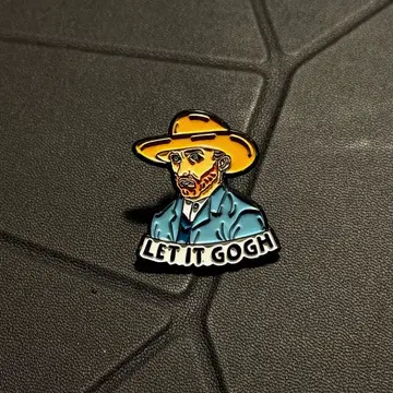 [ 오사카 엑스포 ] LET IT GOGH 핀 배지 레어