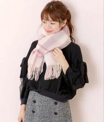 러브 타탄 체크 스톨 LODISPOTTO 로디스포토