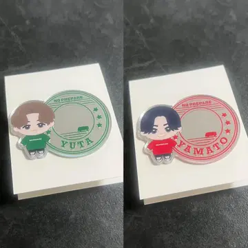 코무돗토 논프리 랜덤 거울 스티커 B 2개 세트