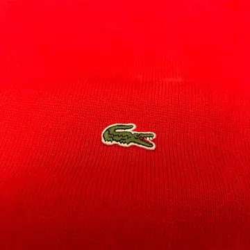 LACOSTE 레드 긴팔 스웨터 사이즈 8