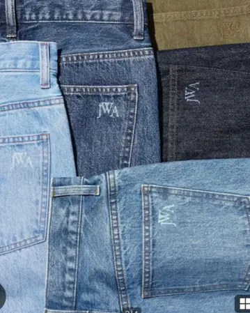 유니클로 jw Anderson 스트레이트 청바지 작은 키