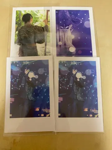 아이리스 실사 랜덤 폴라로이드풍 트레이딩 카드 렌즈 유카타