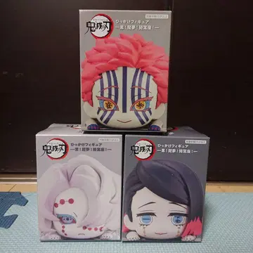 귀멸의 칼날 히카케 피규어 - 루이! 엔무! 아카자!