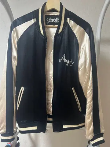 Schott 스카잔 M 사이즈 블랙/실버