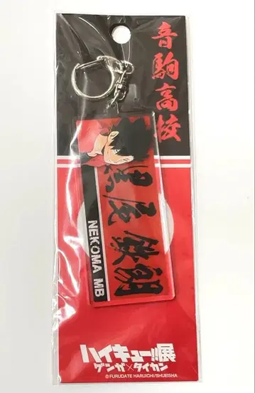 하이큐!!전 겐가 x 타이칸 3층 프린트 아크릴 키링 쿠로오 테츠로