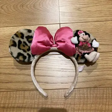 디즈니 머리띠 레오파드 무늬 미니