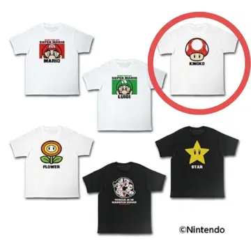 슈퍼 마리오 T셔츠 [ M ] 버섯