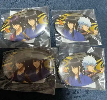 은혼 캐릭터 팝스토어 가라폰 B상 오벌 캔뱃지 긴토키, 카츠라, 타카스기