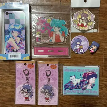 란마 2/1 샴푸 아크릴 스탠드 거울 스마트폰 케이스 8종 세트