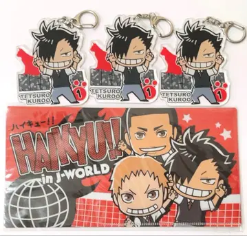 하이큐!! J-WORLD 쿠로오 테츠로 아크릴 키링 티켓 홀더