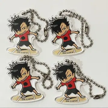 하이큐!! J-WORLD 스포츠 테스트 아크릴 참 4개 세트