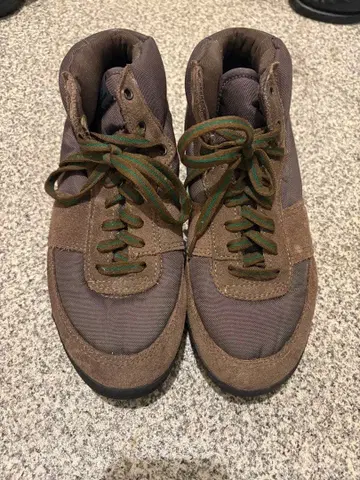 Hitec 브라운 하이컷 스니커즈 등산 트레킹