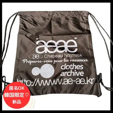 aeae 메쉬 로고 헬스장 백팩 블랙