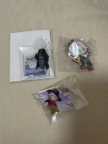 포토그래퍼 여름 축제 아크릴 스탠드 러버 키링 아크릴 키링