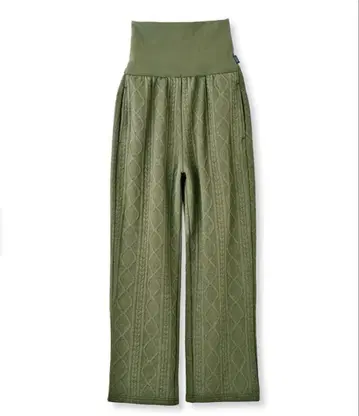 펠리시모 아란 무늬 같은 편직 패턴 스웨트 팬츠