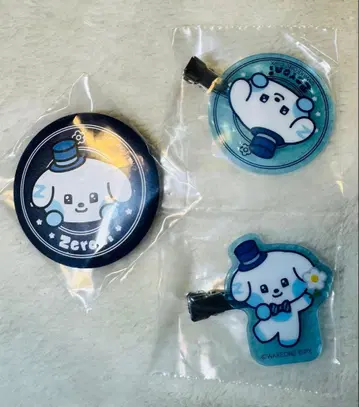 제로니 규니니 복권 헤어 클립 캔 배지