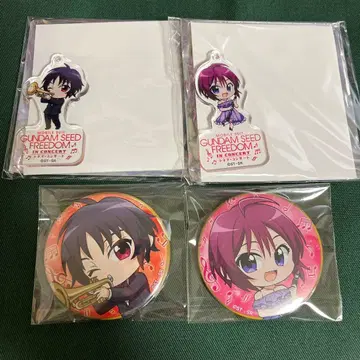 건담 SEED 신 루나마리아 시네콘 캔뱃지 아크릴 키링