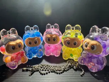 컬러풀 캐릭터 아크릴 키링 5개 세트