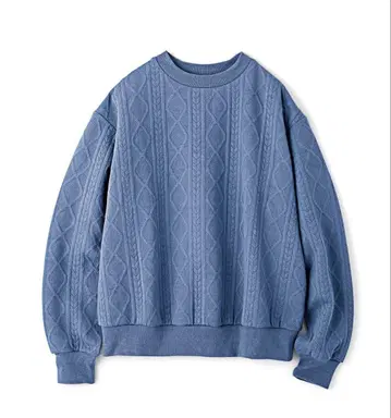 펠리시모 아란 무늬 같은 편직 패턴 트레이닝복