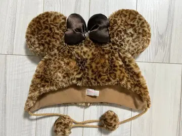 디즈니 레오파드 무늬 레오파드 미니 팬캡 헤이세이 레트로