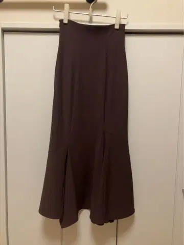 snidel 브라운 머메이드 스커트