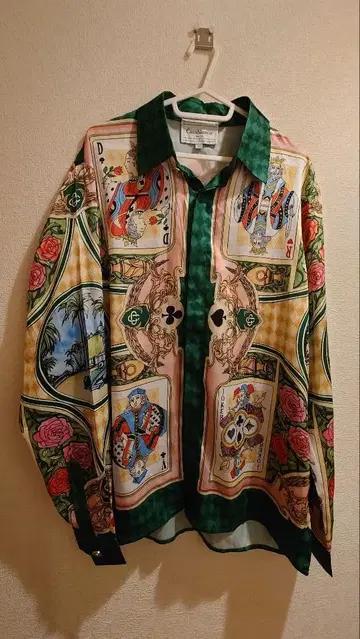 CASABLANCA 실크 긴팔 셔츠