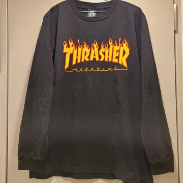 [ XL 사이즈 스페이드 택 ] THRASHER x 긴팔 티셔츠 롱T