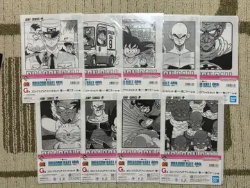 제일복권 드래곤볼 40th G상 클리어 파일 세트 9종