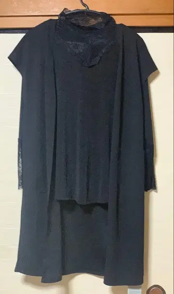 택 포함 새상품 실버 민트 슈가 튜닉 앙상블 S