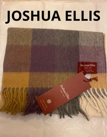 조슈아 에리스 JOSHUA ELLIS 캐시미어 머플러 블록 체크