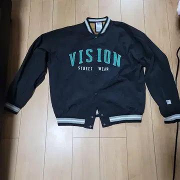 VISION STREET WEAR 바시티 자켓 M 사이즈 블랙