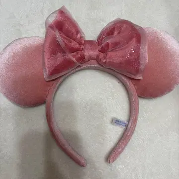 디즈니 미니 머리띠 벨로아 느낌 핑크
