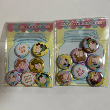 닌타마 란타로 캔디풍 틴 배지