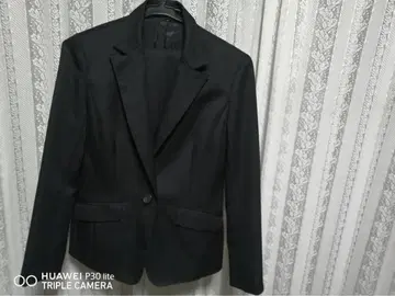 블랙 슈트 상하의 세트