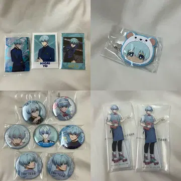 효리양 캔뱃지 아크릴 스탠드 파샤코레 앞머리 클립