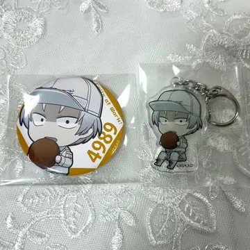 일하는 세포 백혈구4989 백혈구 투성이 컬렉션 키링 캔뱃지