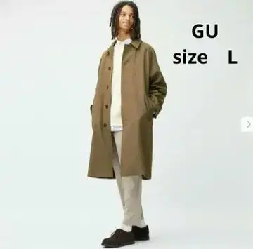 GU 파르마칸 코트 다크 브라운 남성용 L
