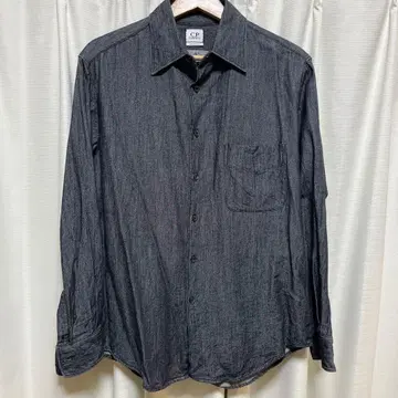 C.P. COMPANY 데님 셔츠 블랙