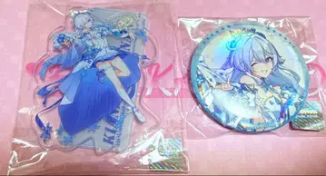 붕괴 3rd 키아나 아키하바라 콜라보 아크릴 스탠드 캔뱃지 세트