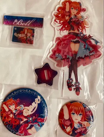 프리티 올 프렌즈 WEB 복권 렌죠지 베루 캔뱃지 아크릴 스탠드