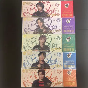 Creator Dream Fes 2024 코무돗토 사인 포함 5장 세트