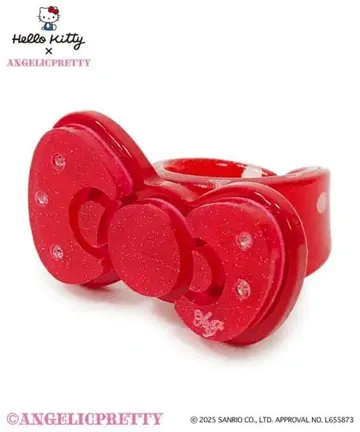 헬로 키티 리본 링