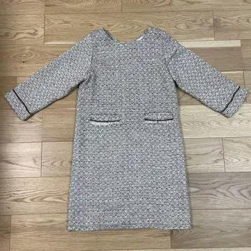 [ 새상품급 ] TOCCO 트위드 원피스 M 사이즈 7분 기장