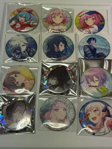 프로세카 글리터 캔뱃지 니코리 보석 상자 앨범