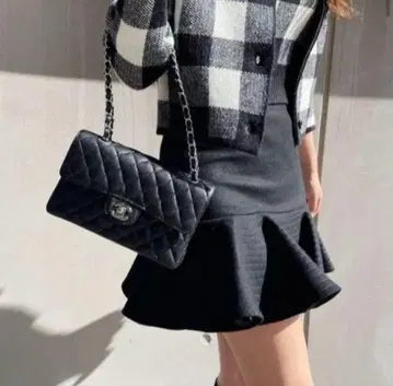 셰리에 sheller 스티치 울 스커트